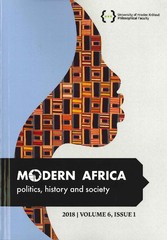 MODERN AFRICA politics, history and society 2018 / Volume 6, Issue 1