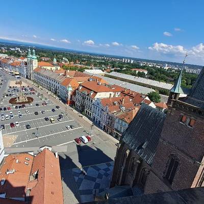 Náhled obrázku &ndash; Hluboko do minulosti a daleko do přítomnosti Hradce Králové bylo možné nahlédnout z Bílé věže
(foto: Petra Ševčíková)