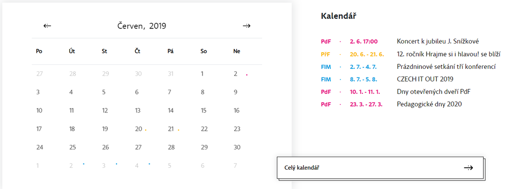 kalendář