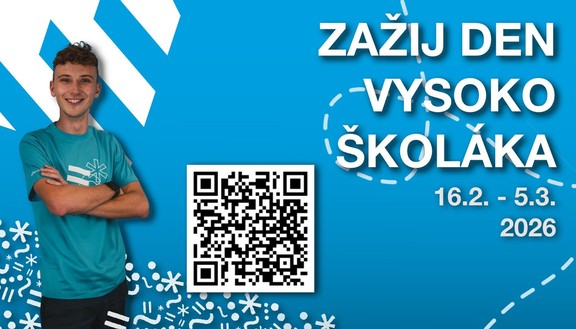 Zažij den vysokoškoláka na vlastní kůži. Registrovat se můžeš do 20. února 2026