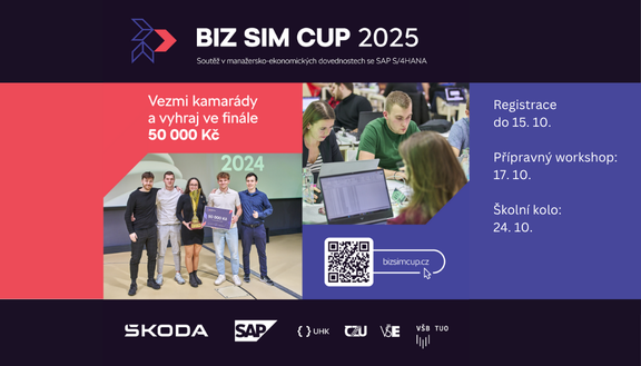 Registrujte se na soutěž manažersko-ekonomických dovedností BIZ SIM CUP 2025 do 15. října
