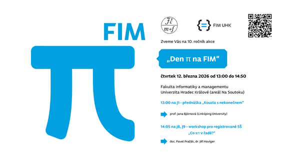 Den π na FIM zve na přednášku Kouzla s&nbsp;nekonečnem