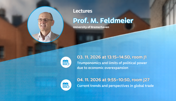 Zveme na přednášky prof. M. Feldmeiera, se kterými vystoupí v&nbsp;rámci své návštěvy FIM