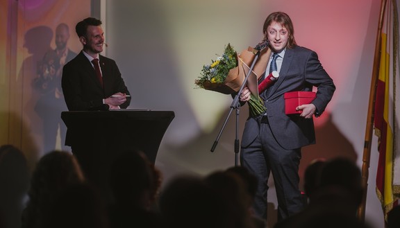 Jaroslav Malík získal cenu primátorky města za studentskou tvůrčí práci