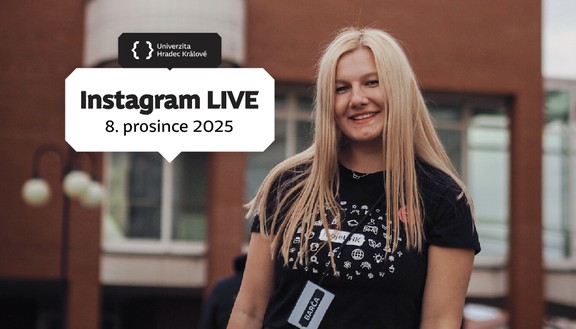 Instagram LIVE o studiu na UHK už 8. prosince od 18:00