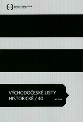 Východočeské listy historické 40/2018