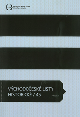 Východočeské listy historické 45/2021